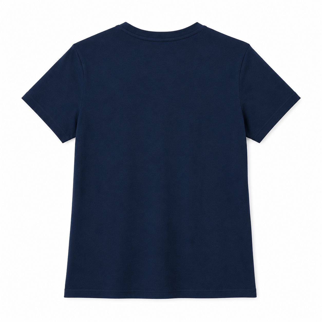 Náutica Navy Blue Metallic Print Women's Round Neck Stainably Crafted