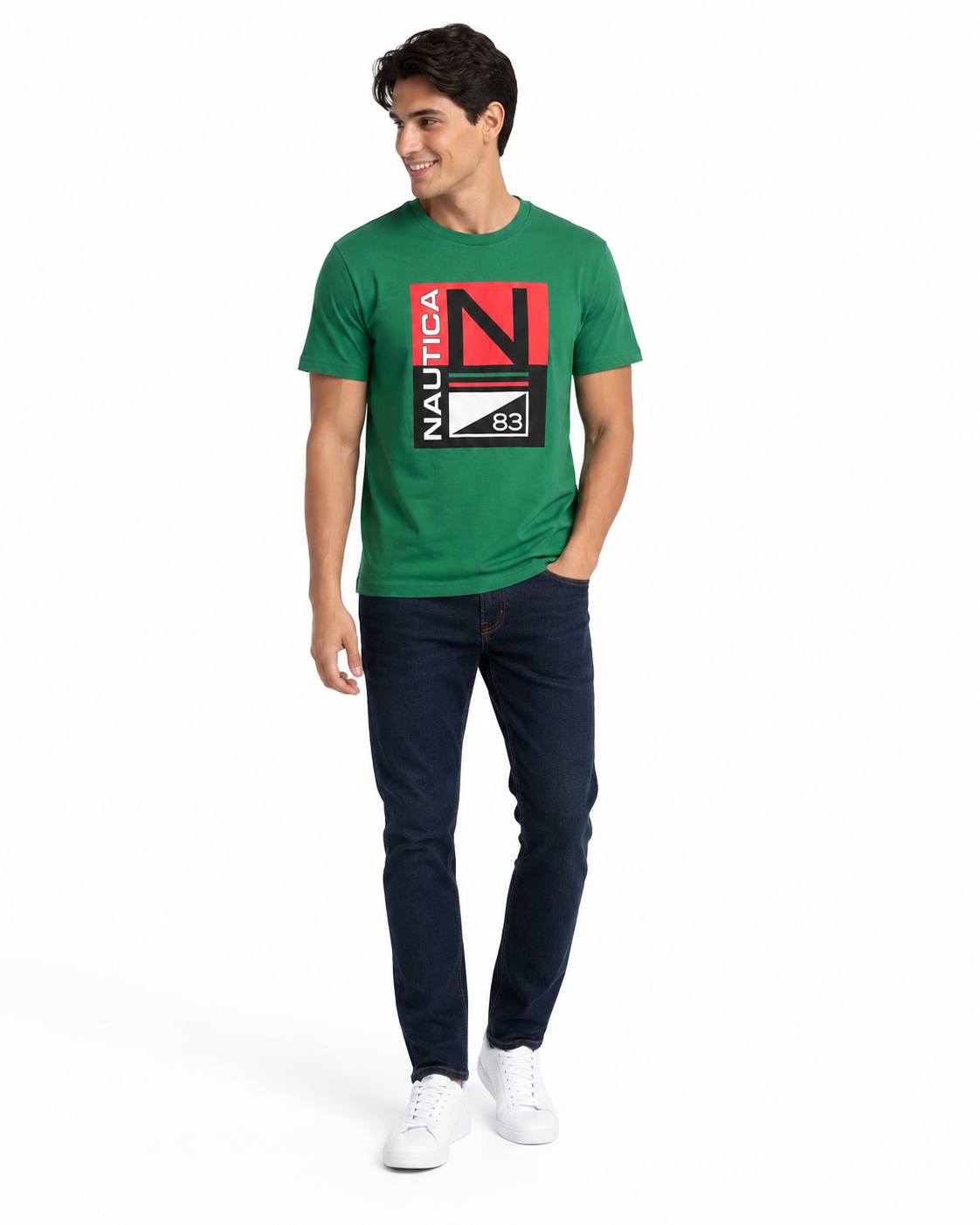 NAUTICA-Graphic t-shirt for men