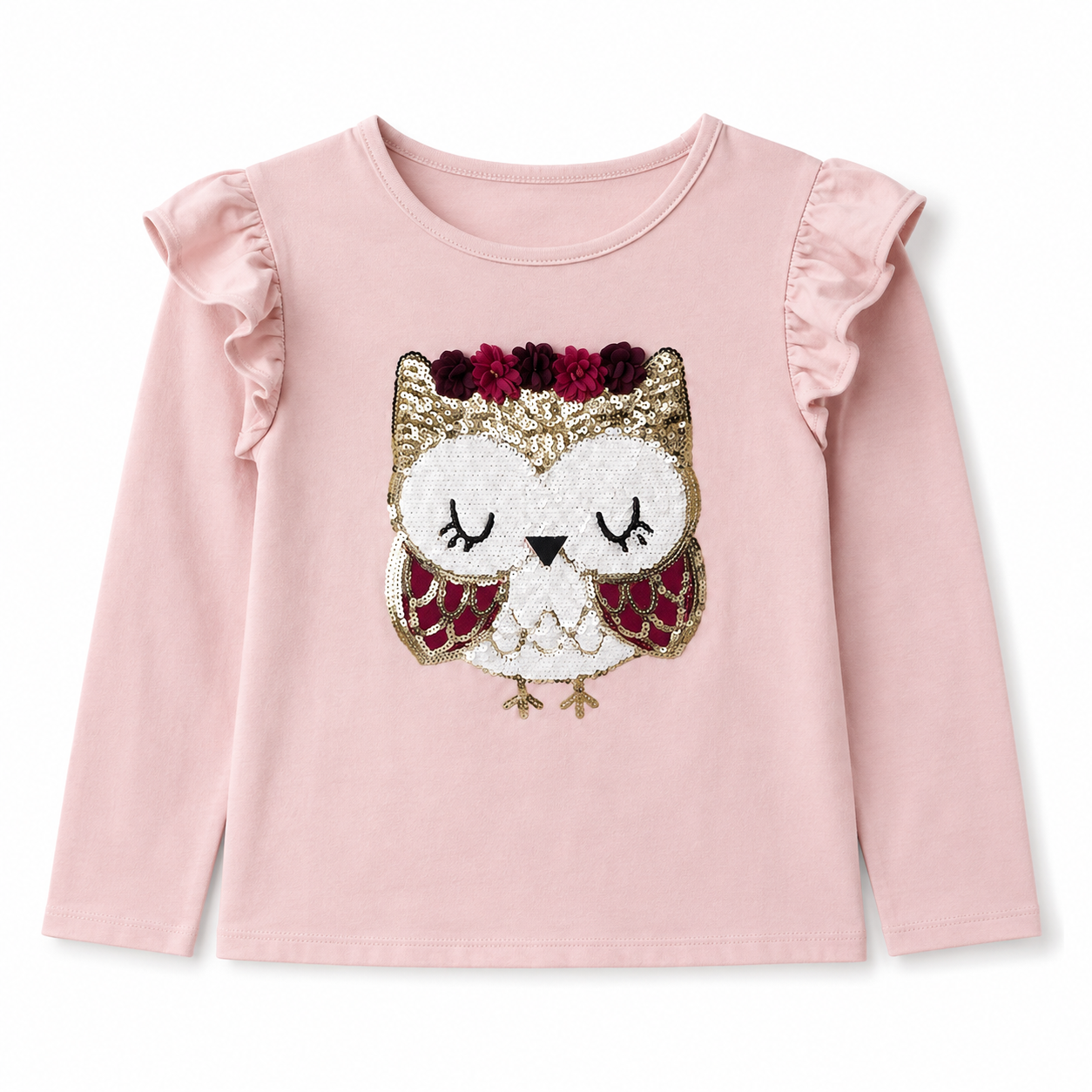 Isaac Mizrahi pink long-sleeve toddler girls' t-shirt