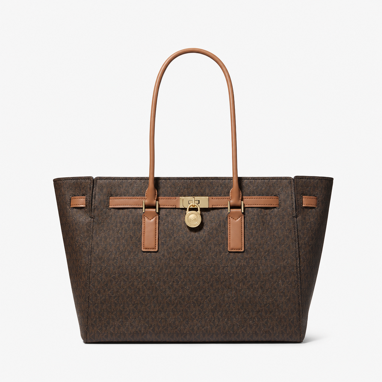 Michael Kors Hamilton Moderne Large Signature Logo Tote Bag