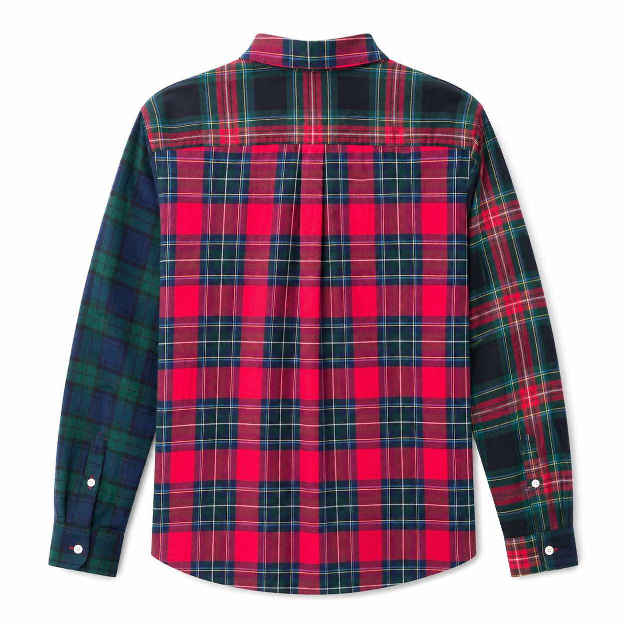 Vineyard Vines Button shirt with a patchwork check design
