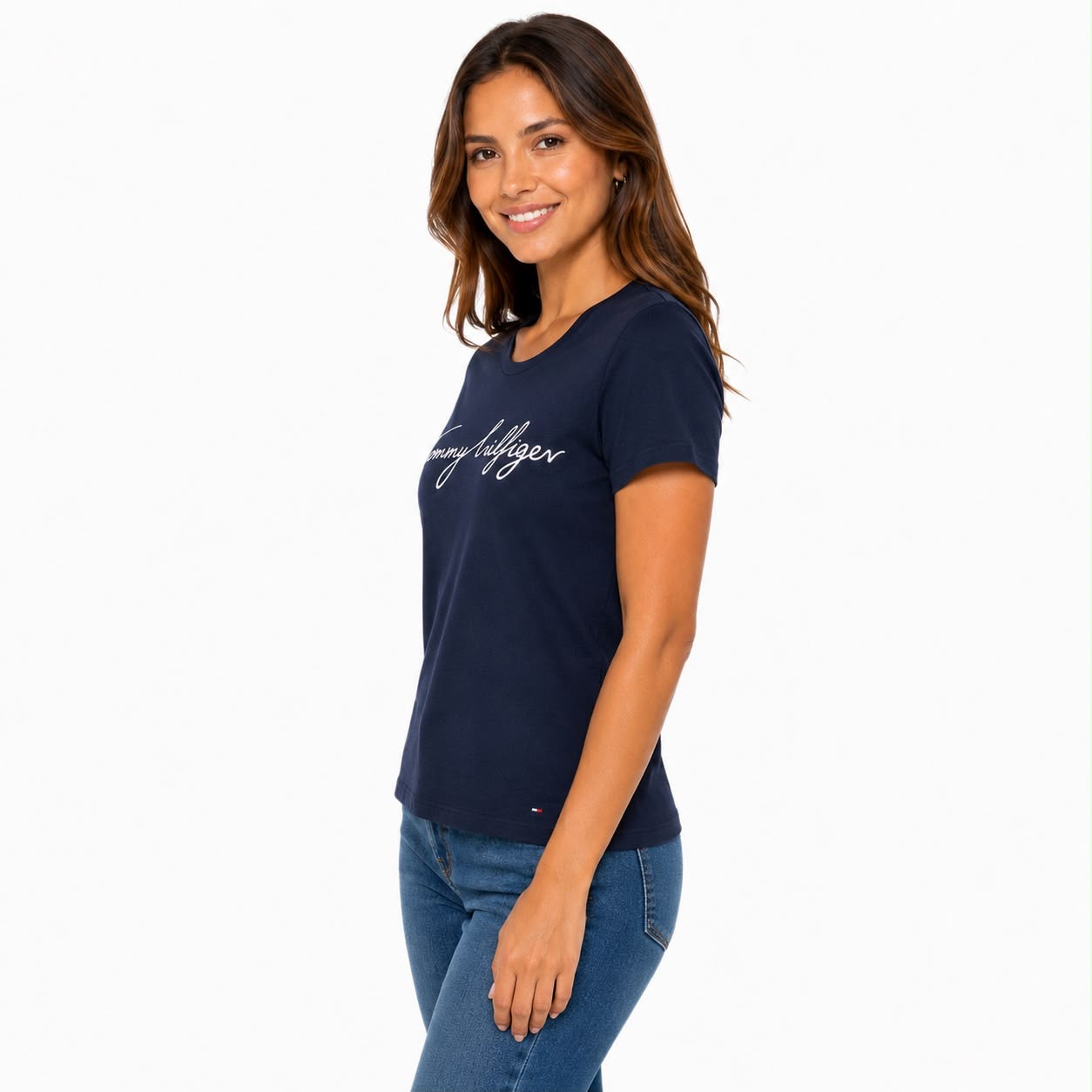 Tommy Hilfiger Embroidered Signature Crewneck T-Shirt