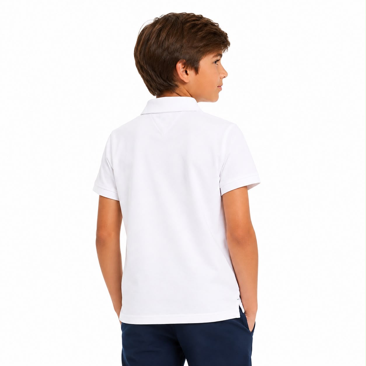Tommy Hilfiger Kids' Solid Stretch Polo