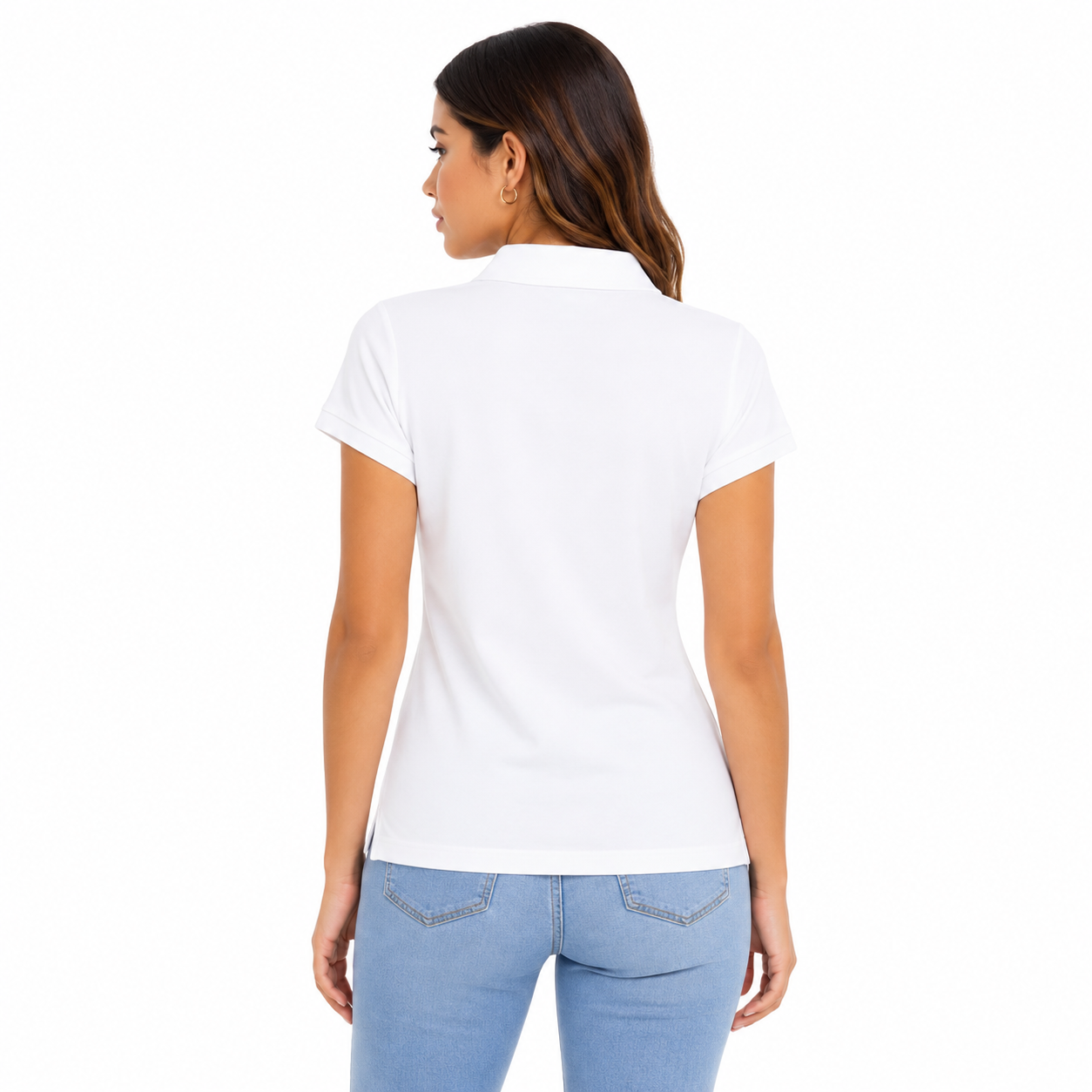 Calvin Klein Golf Katie Open Neck Polo Shirt