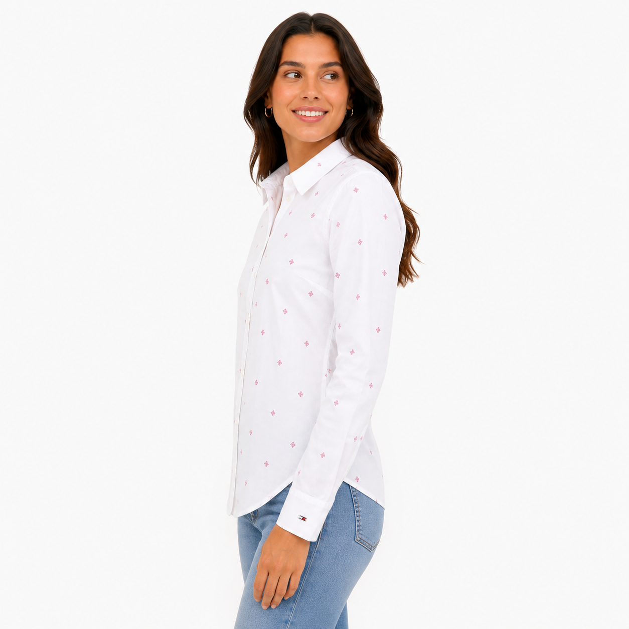 Tommy Hilfiger Fil Coupe Monogram Shirt