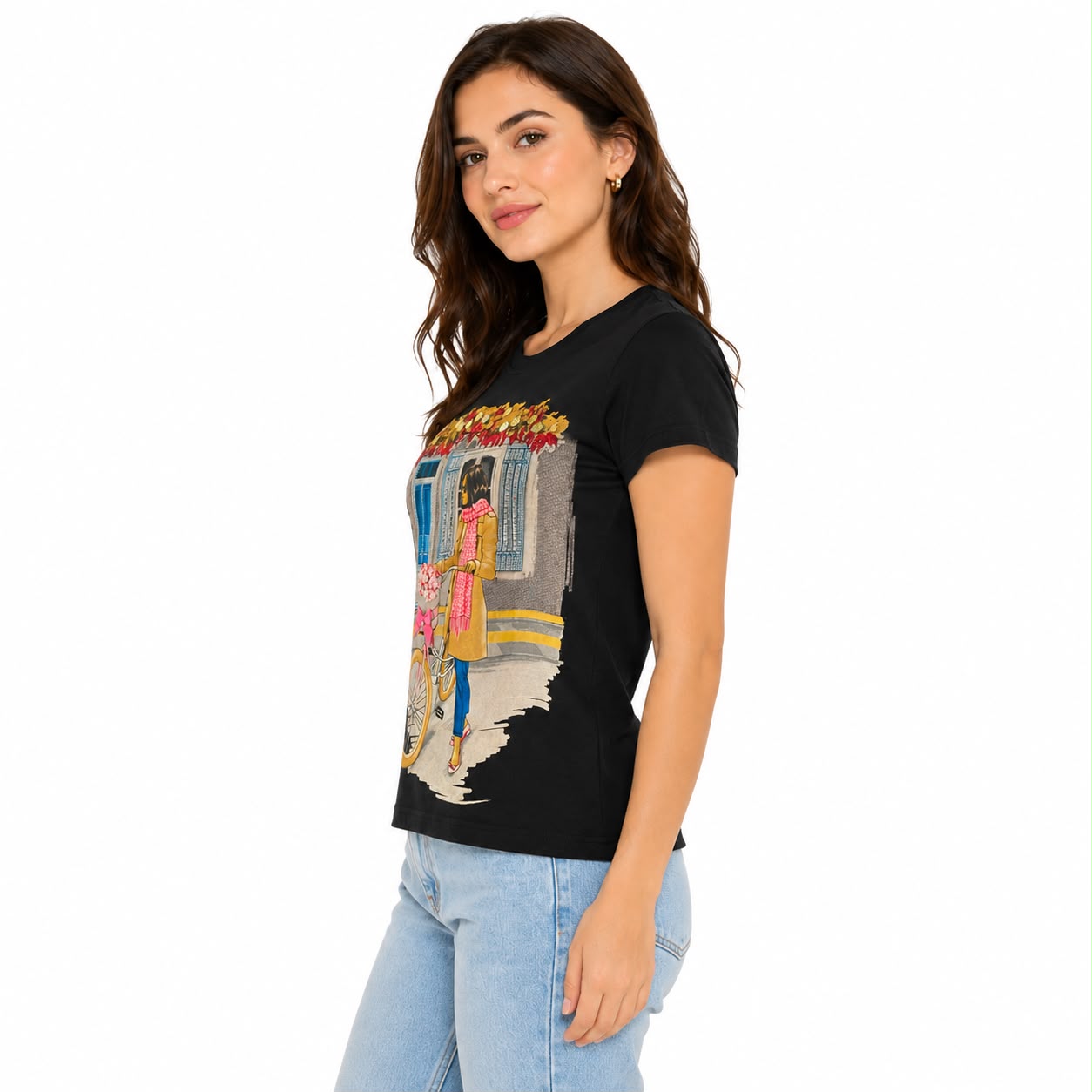 Vinizbena T-Shirt Women’s stands out for a graph
