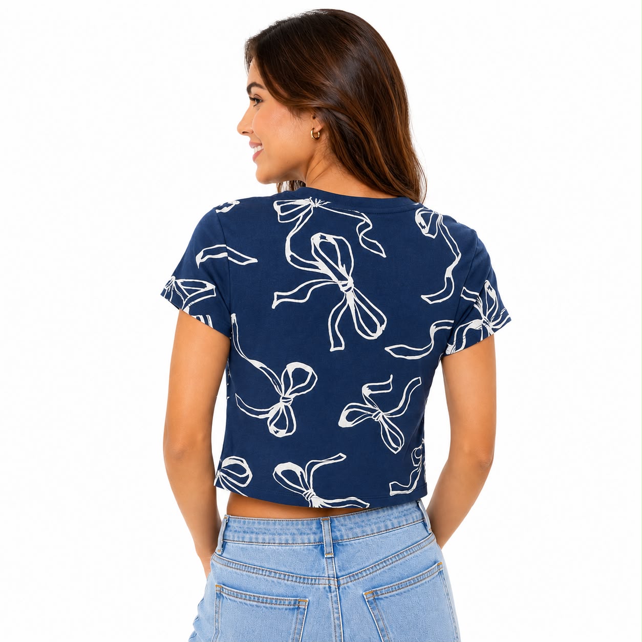 Homegirl Society navy blue short t-shirt Women’s