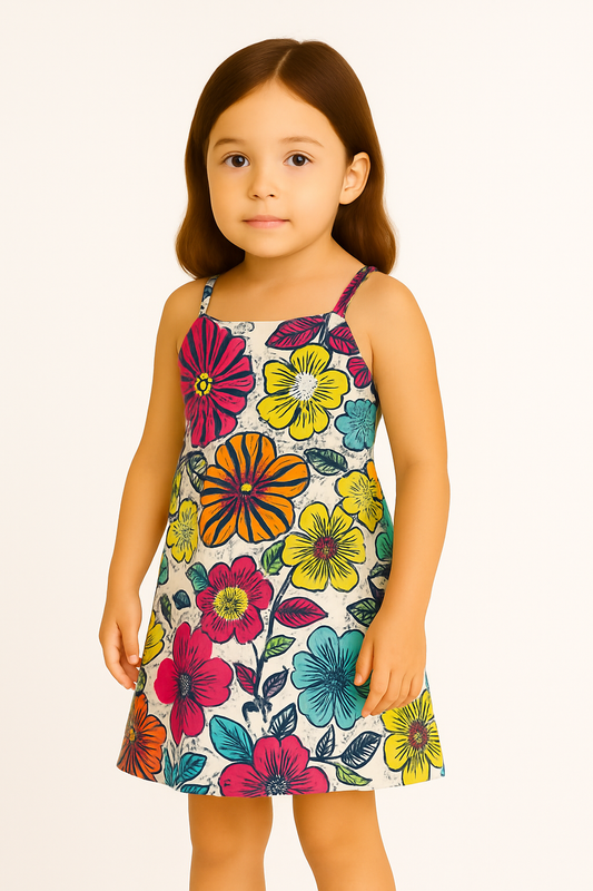 Gap Kids Smocked Ruffle Midi Dress