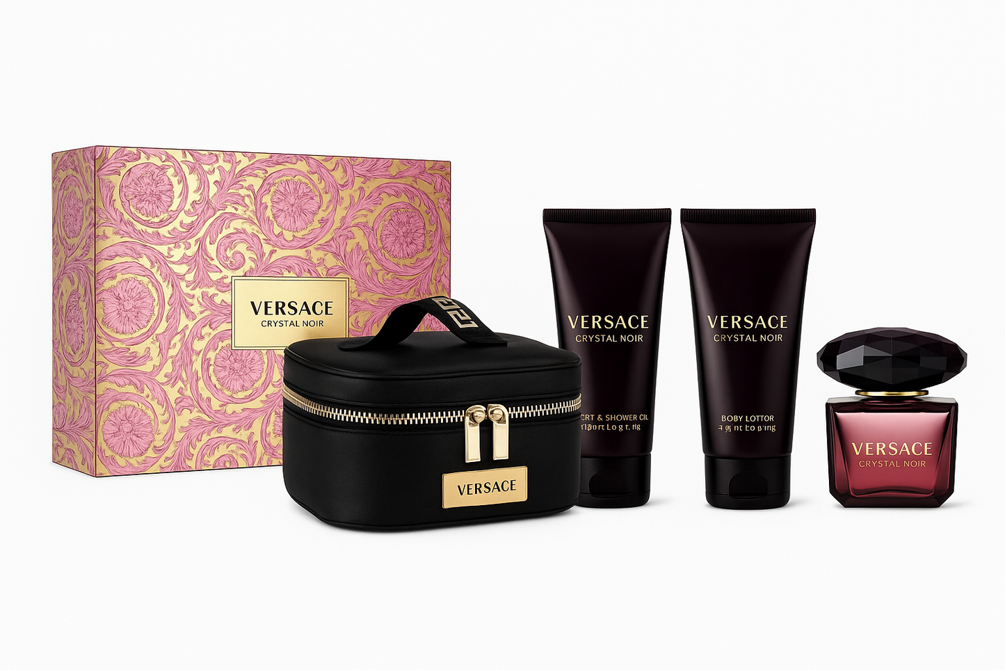 Versace Crystal Noir for Women Set
