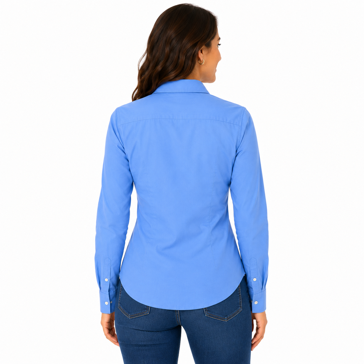 U.S Polo Assn Solid Stretch Poplin Shirt