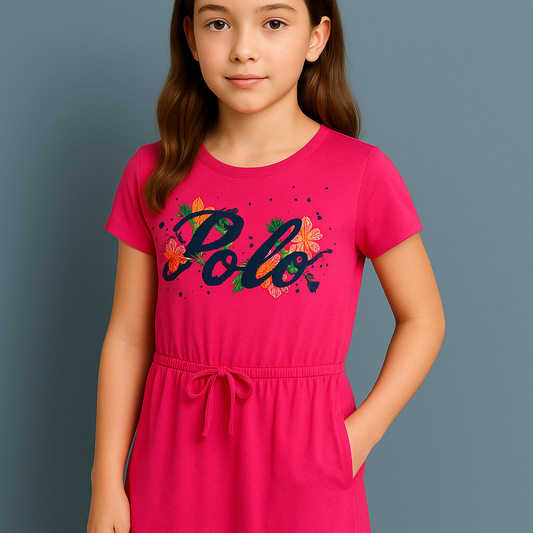 Polo Ralph Lauren Toddler and Little Girls Logo Cotton Jersey T-shirt Dress