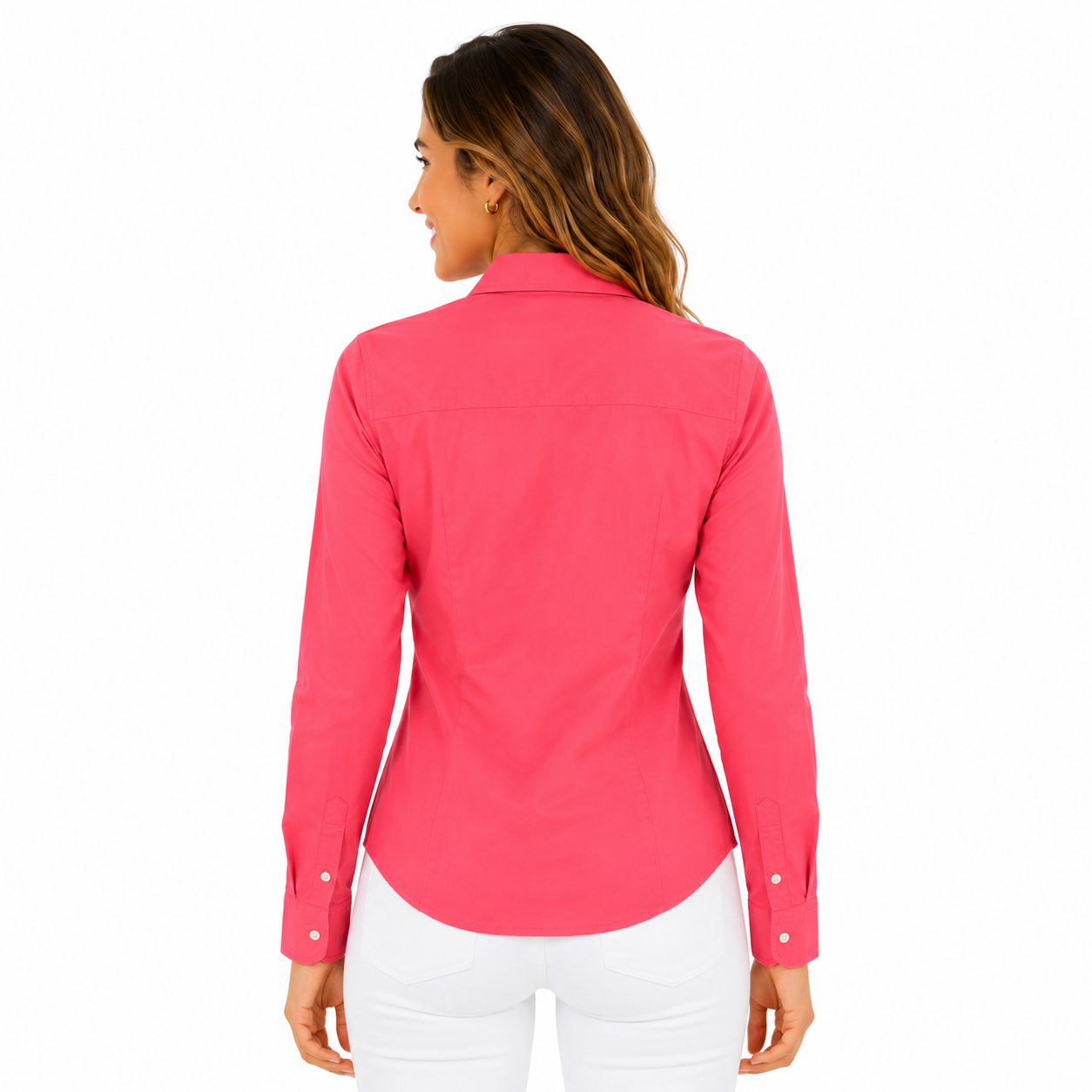 U.S Polo Assn Solid Stretch Poplin Shirt