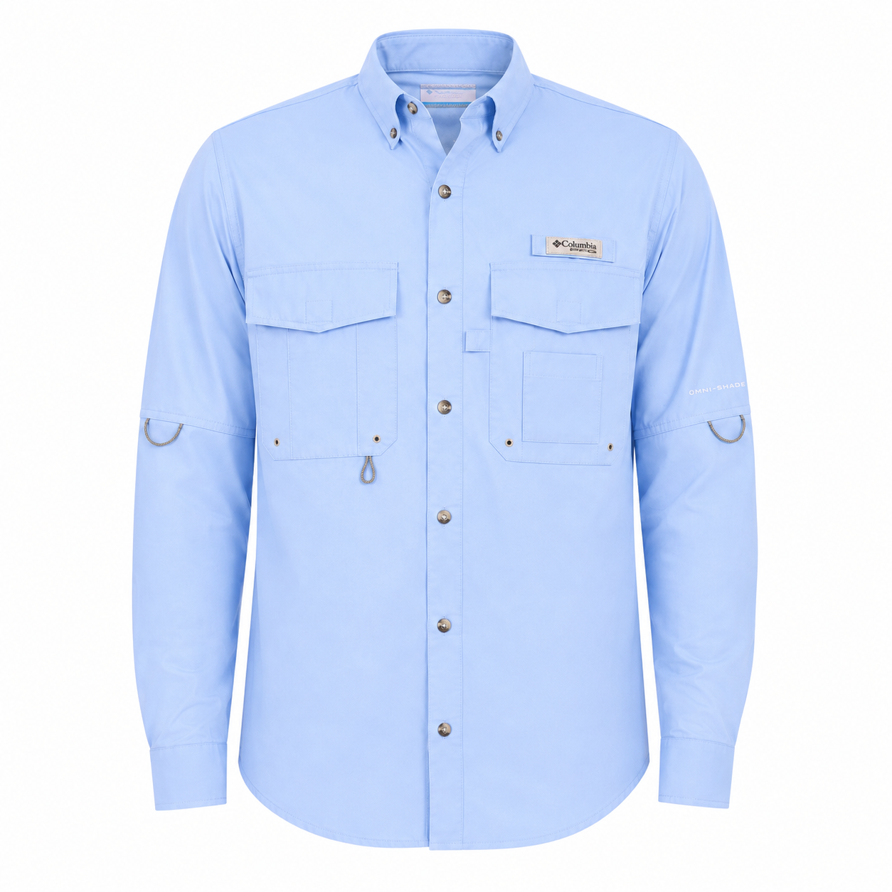 Columbia PFG long sleeve shirt for men in blue