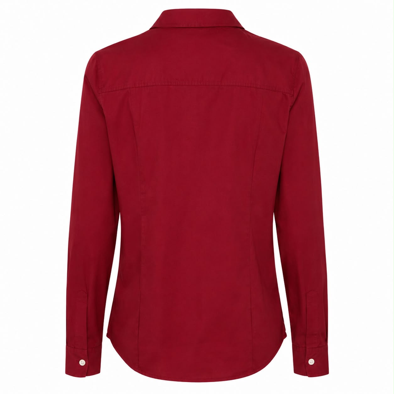 Tommy Hilfiger Maroon Cotton Shirt