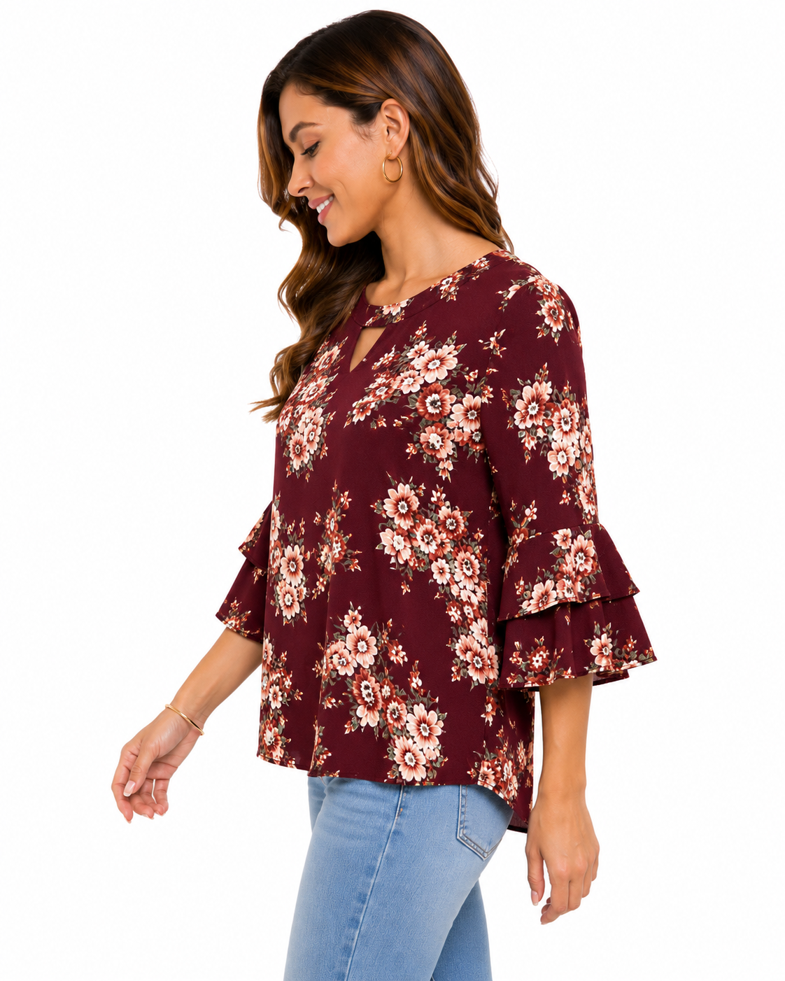 Urban Romantic Blouse with floral print Women’s