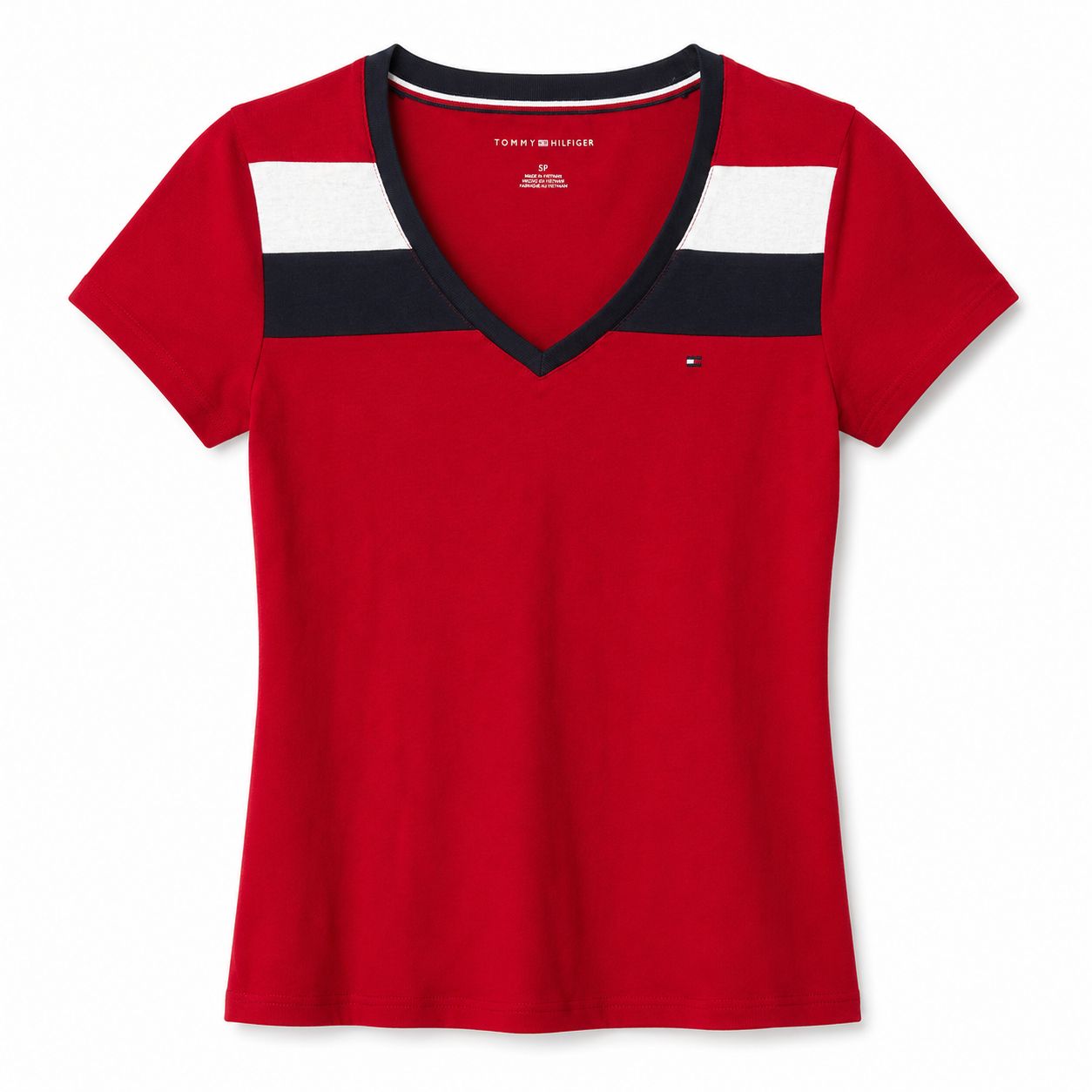 Tommy Hilfiger Women's V-Neck Casual T-Shirt