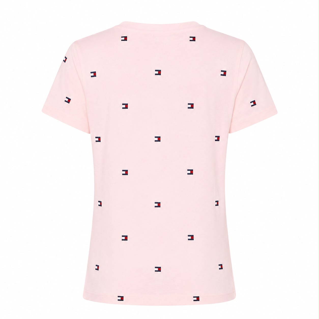 Tommy Hilfiger-Allover Flag V-Neck Favorite T-Shirt