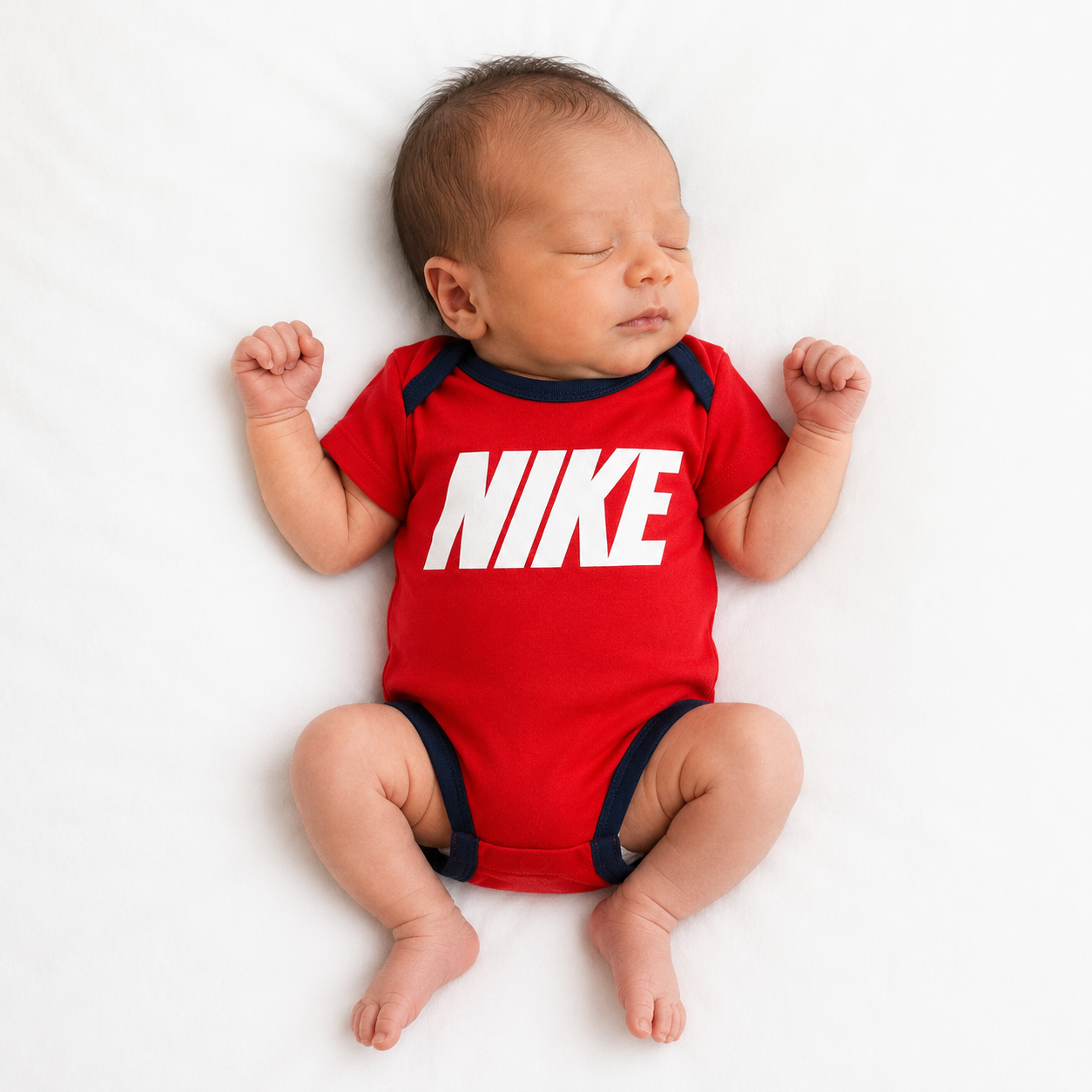 Nike short-sleeve baby bodysuit