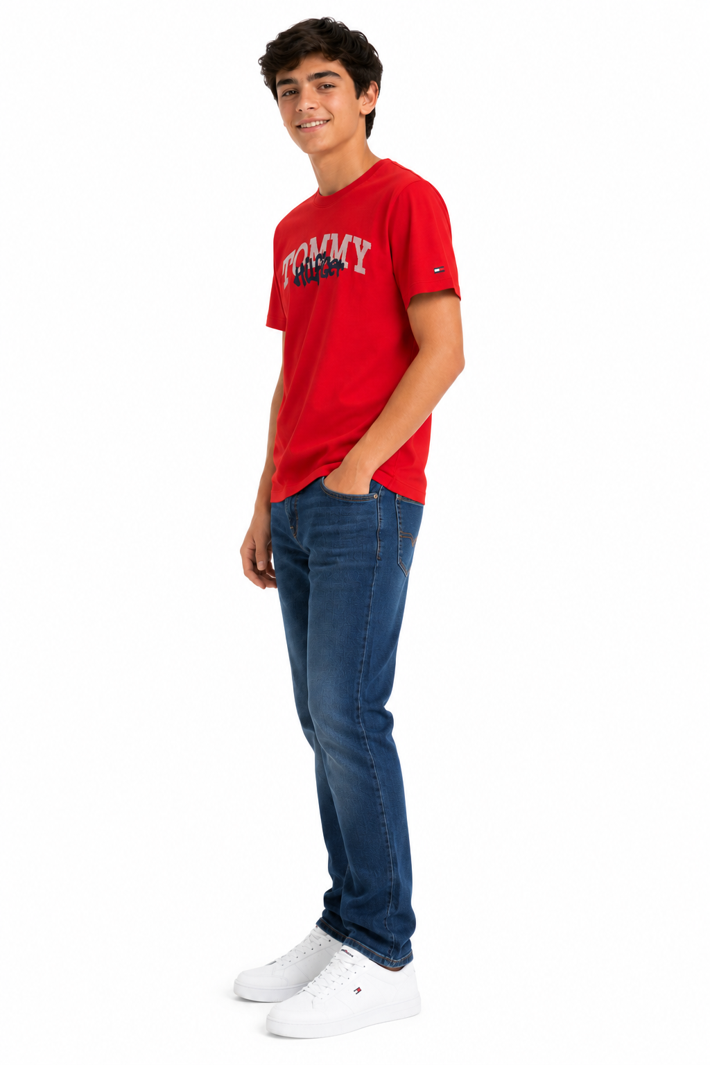 Tommy Hilfiger Graffiti Regular Fit Crew-Neck T-shirt