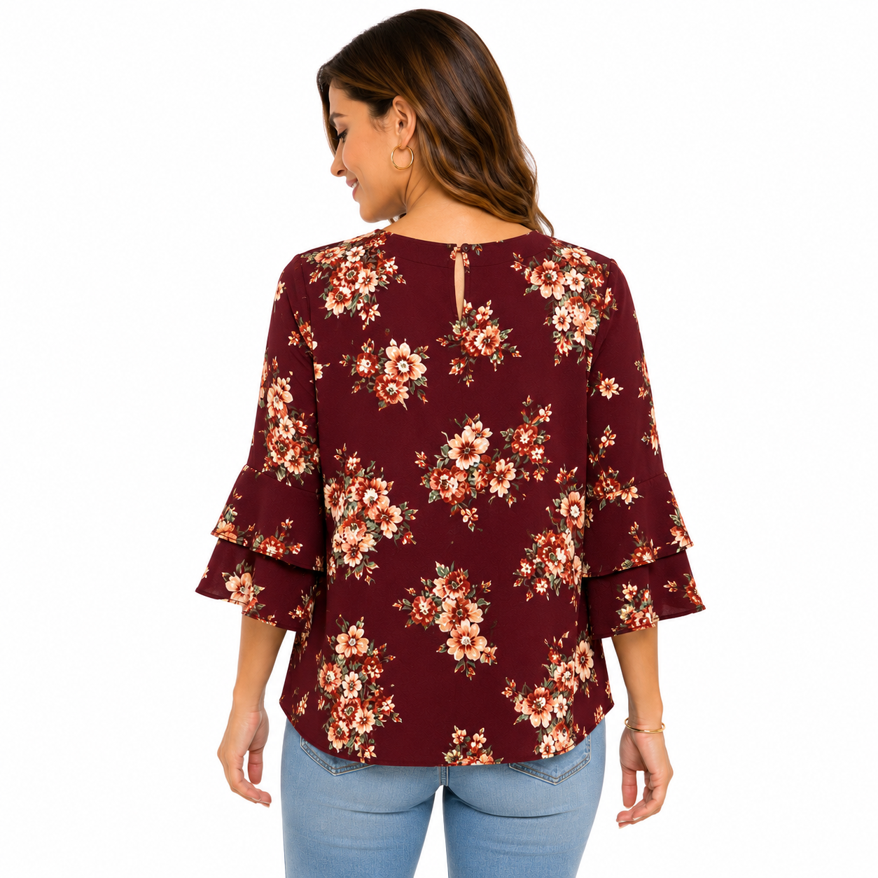 Urban Romantic Blouse with floral print Women’s