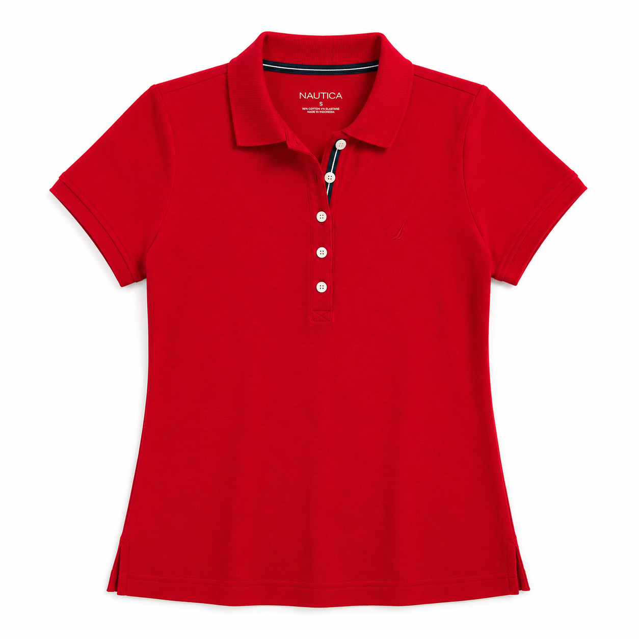 Nautica Womens 5-Button Polo