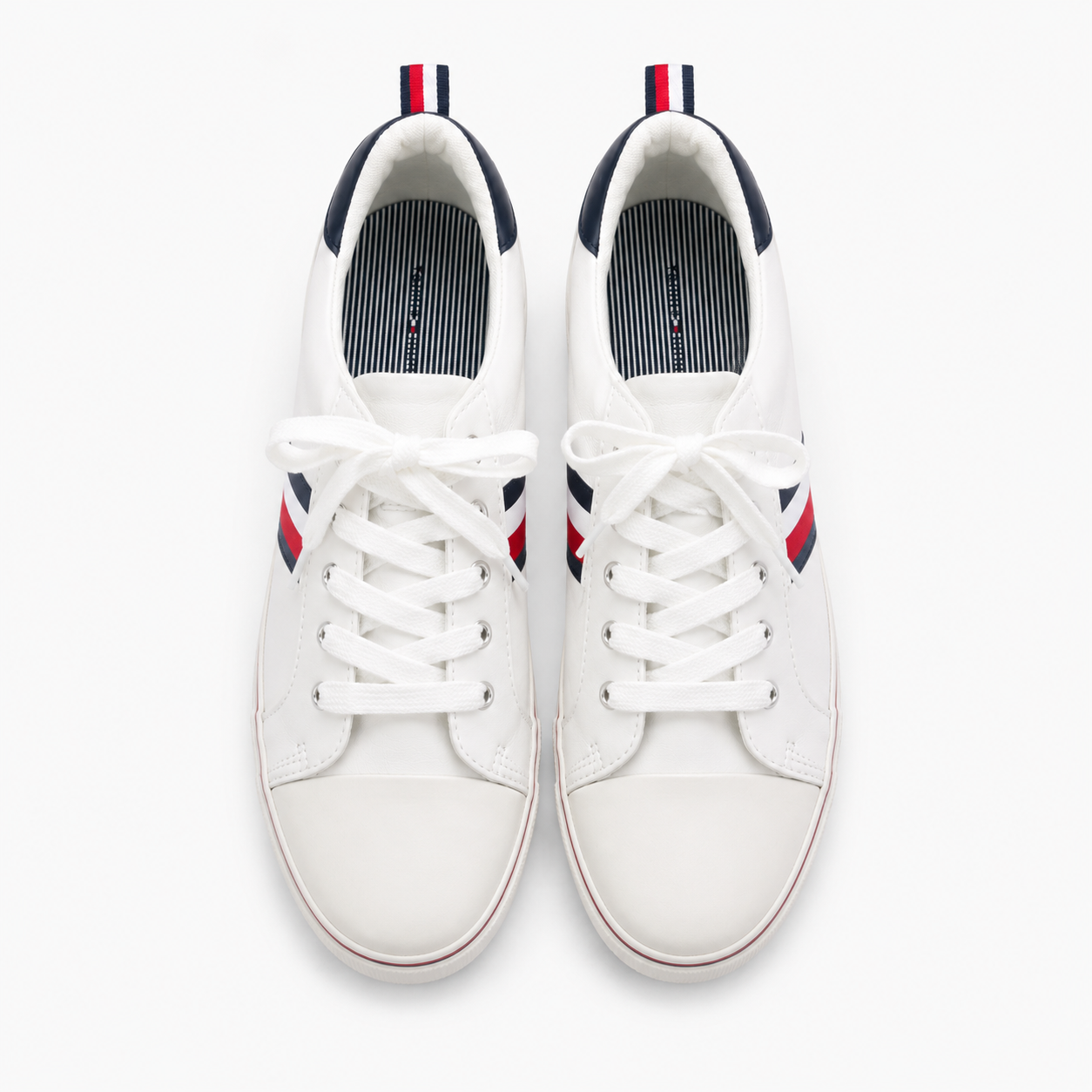 Tommy Hilfiger tricolor sneakers with white laces