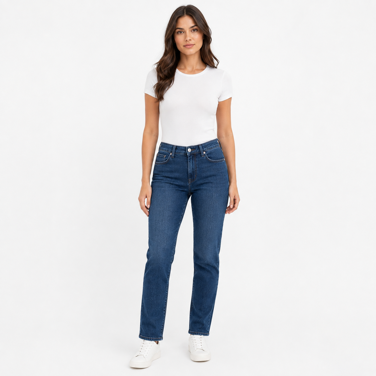Guess high-rise skinny fit jeans