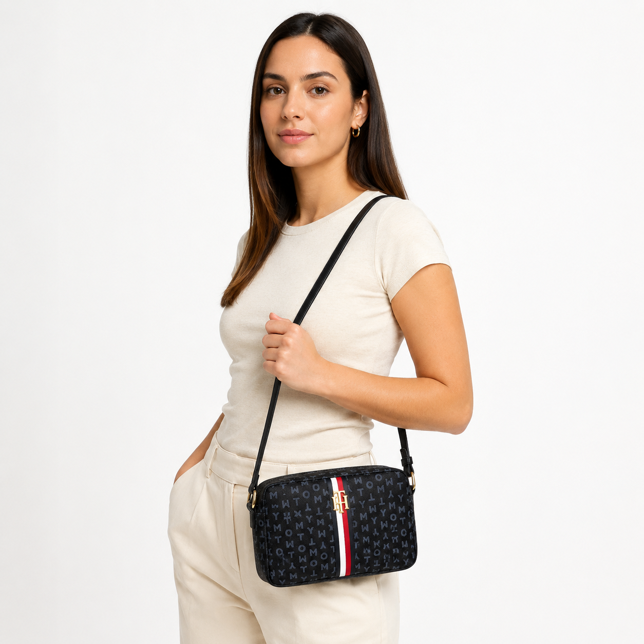Tommy Hilfiger Monogram Crossbody Bag