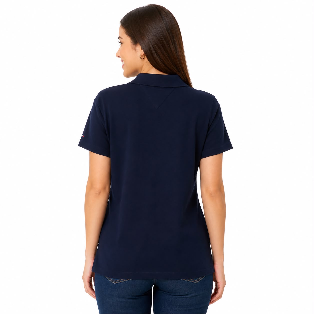 Tommy Hilfiger Colorblock Logo Split-Neck Polo