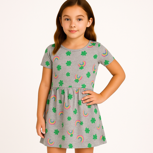 City Streets Floral Girls Dress