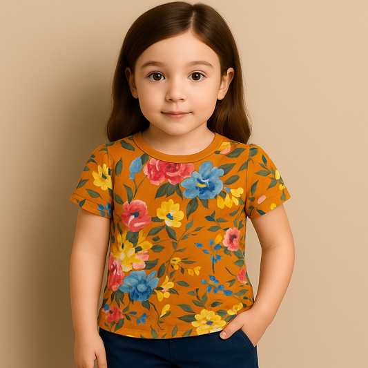 Old Navy Printed Jersey Tee for Toddler Girls