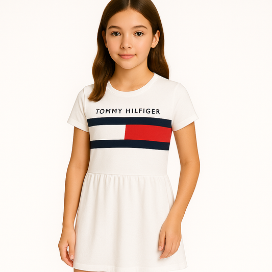 Tommy Hilfiger Women's Flag Logo Dress
