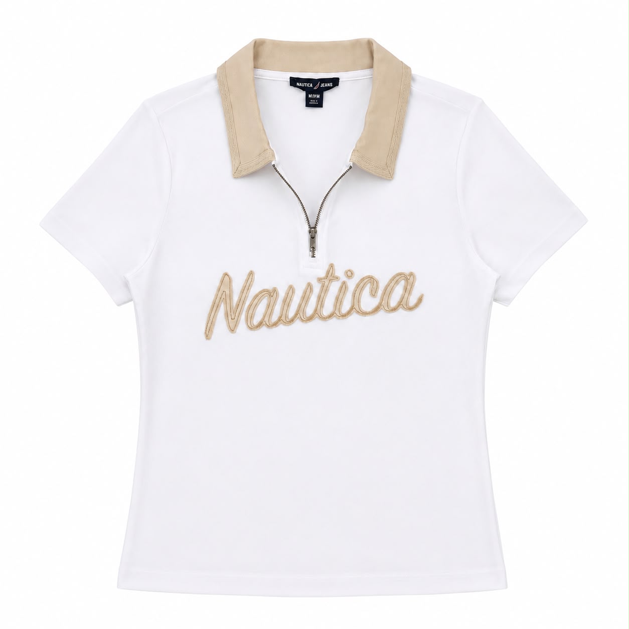 Nautica Zip-Up Polo