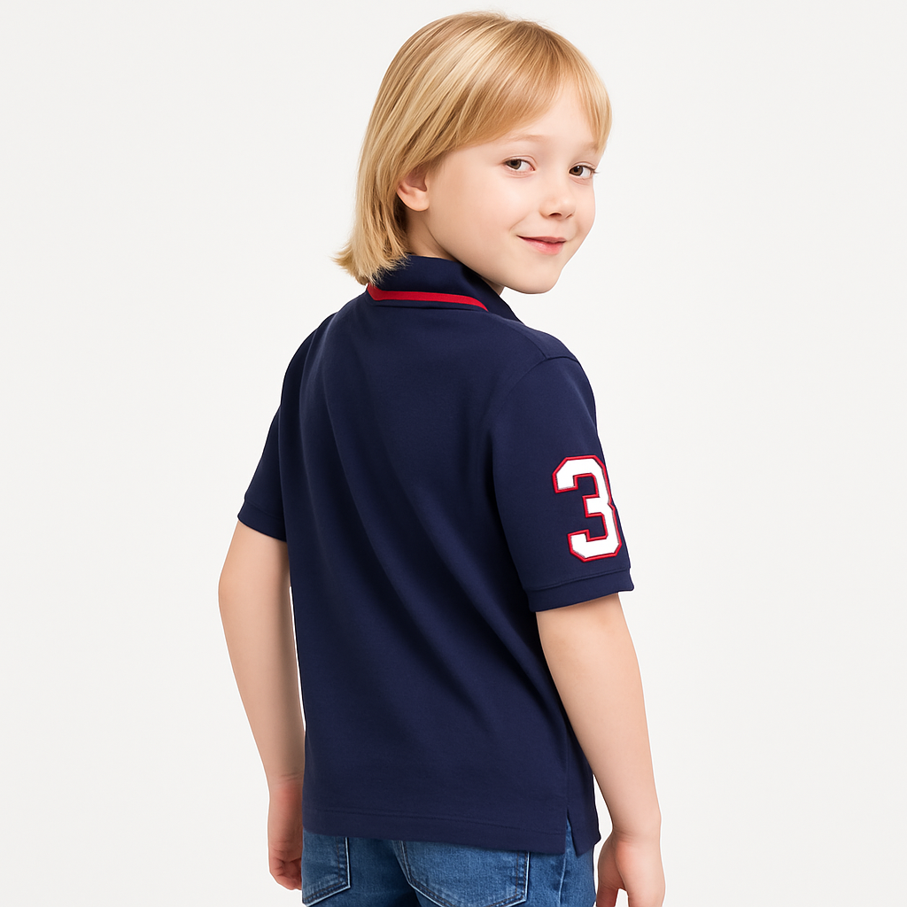 US Polo Assn Boys Pique Solif Polo Shirt