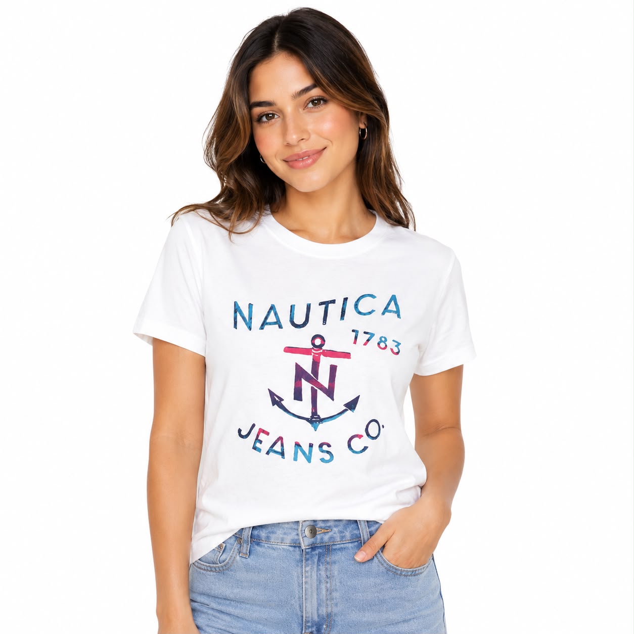 Nautica Jeans Co. Foil Graphic T-Shirt