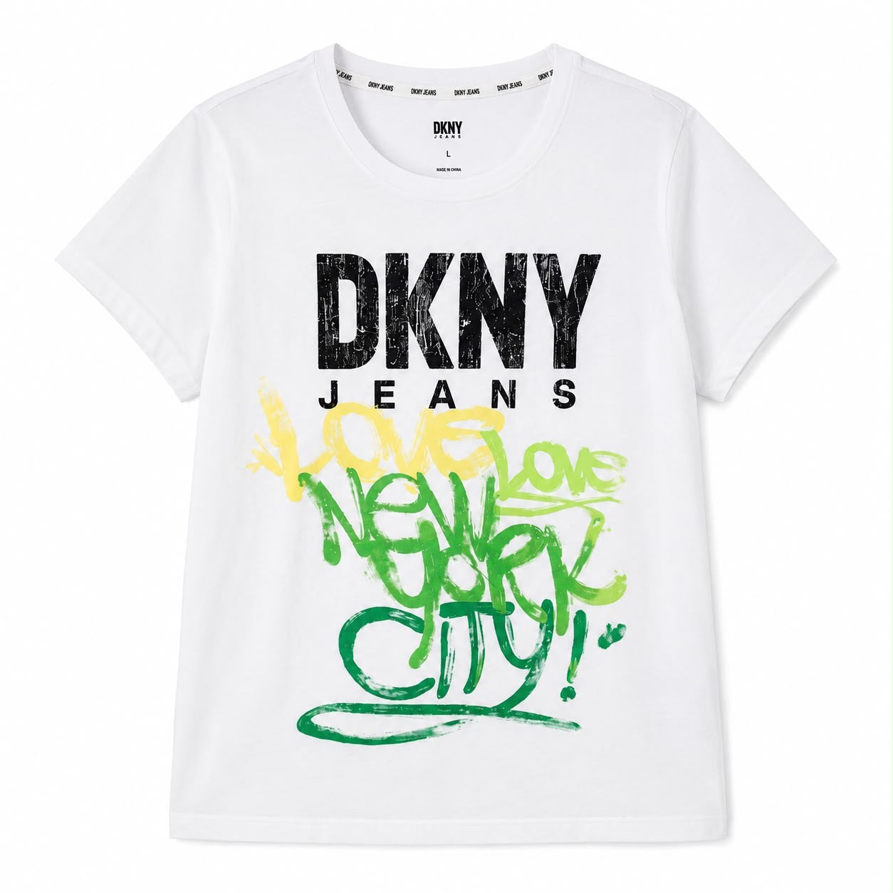 DKNY Kadın Bisiklet Yaka T-Shirt