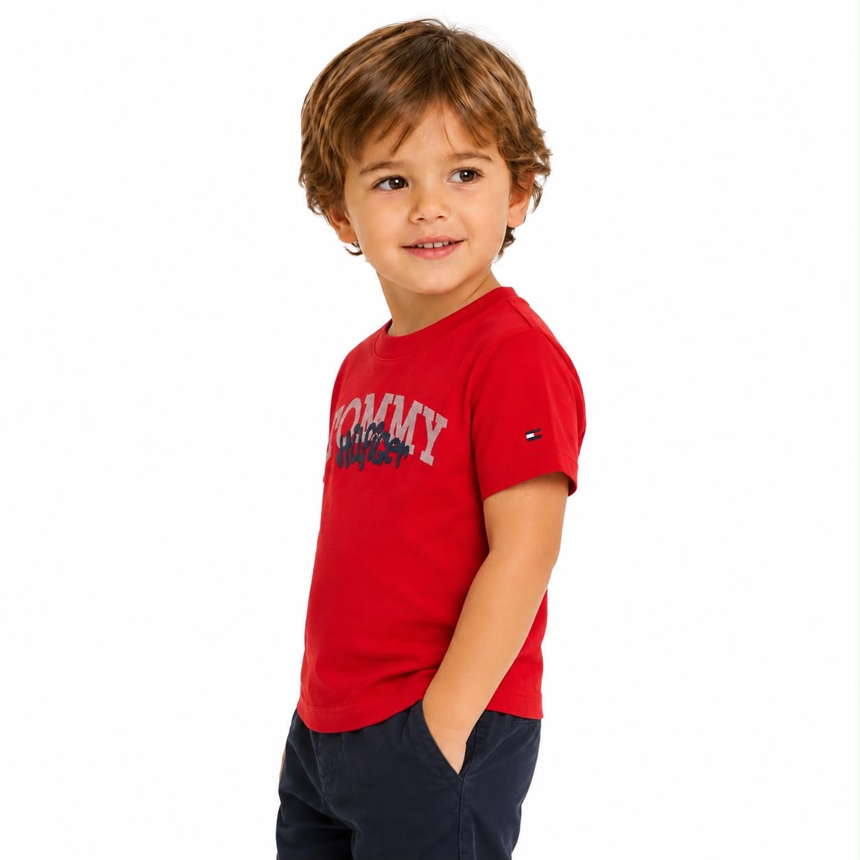 Tommy Hilfiger Graffiti Regular Fit Crew-Neck T-shirt