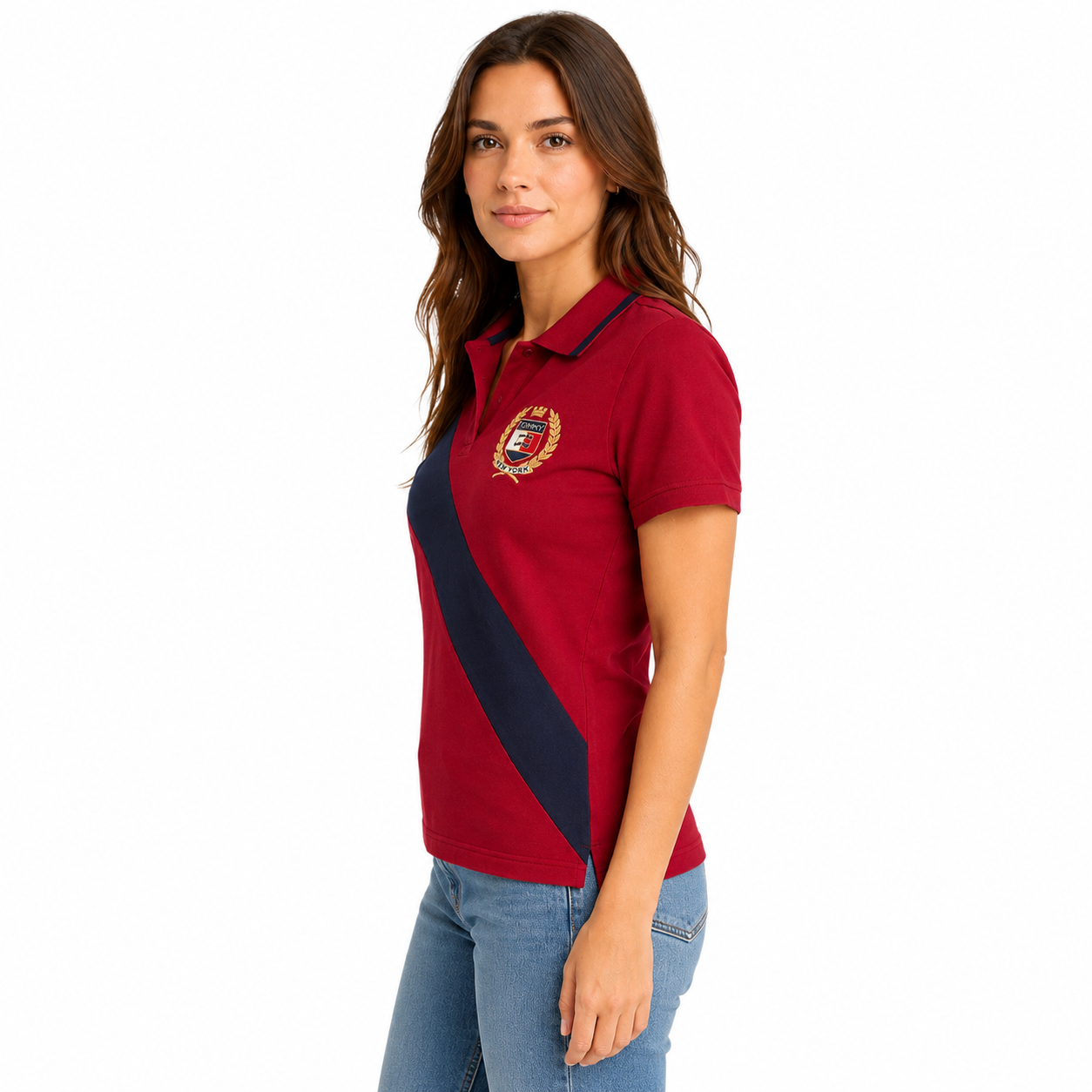 Tommy Hilfiger Banner Stripe Stretch-Cotton Polo