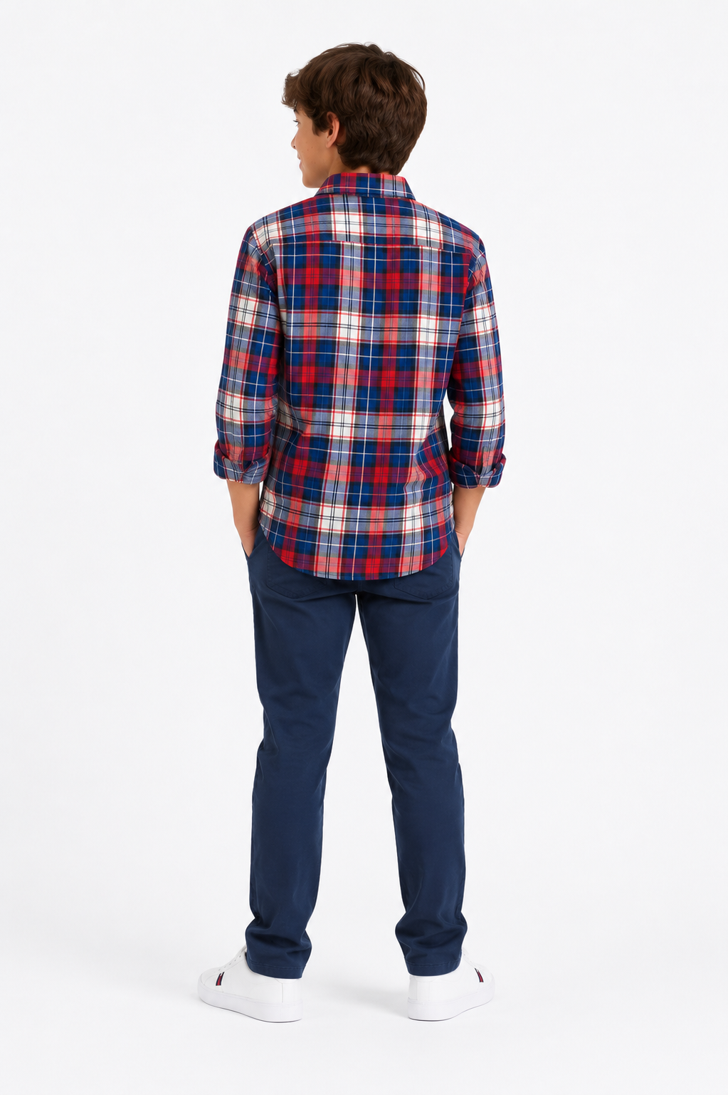 Tommy Hilfiger plaid shirt for kids