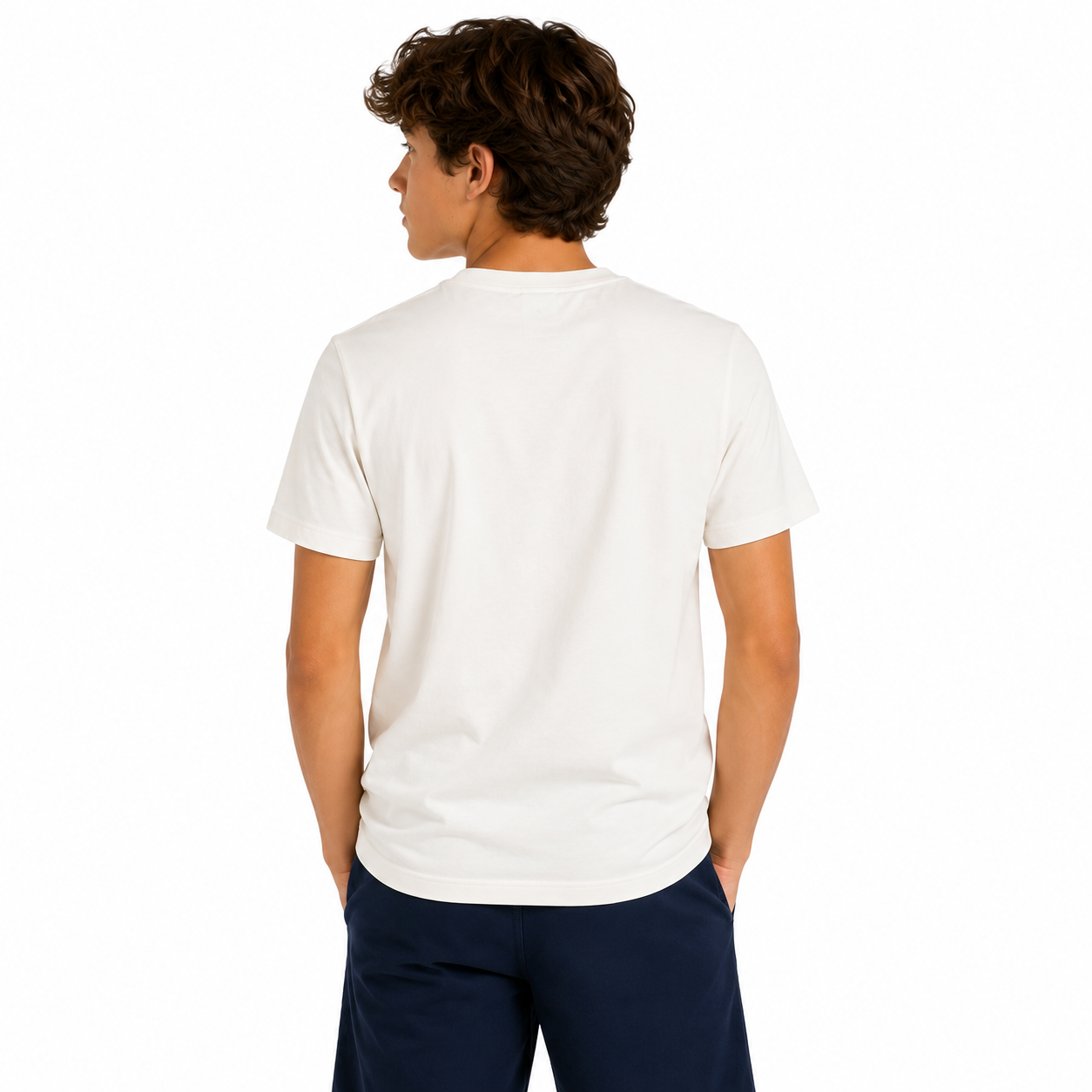 Tommy Hilfiger-Boys Embroidered Logo Regular Fit Cotton T-Shirt