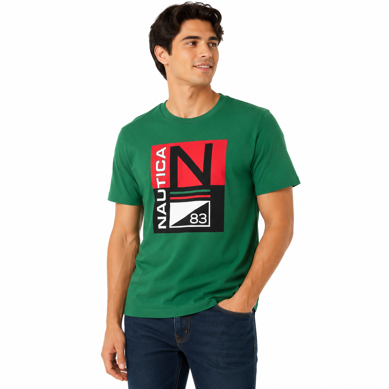 NAUTICA-Graphic t-shirt for men