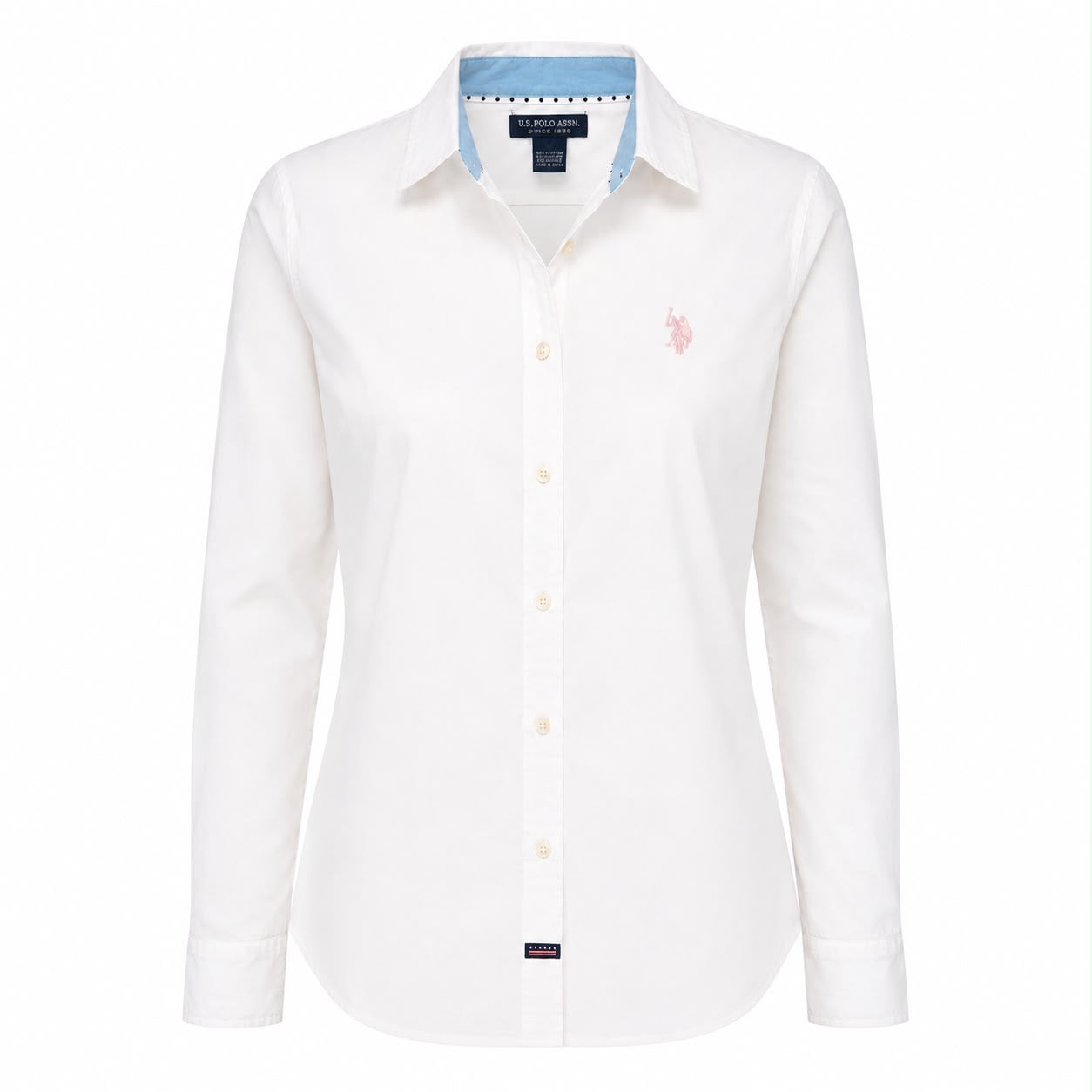US Polo ASSN Solid Poplin Woven Shirt