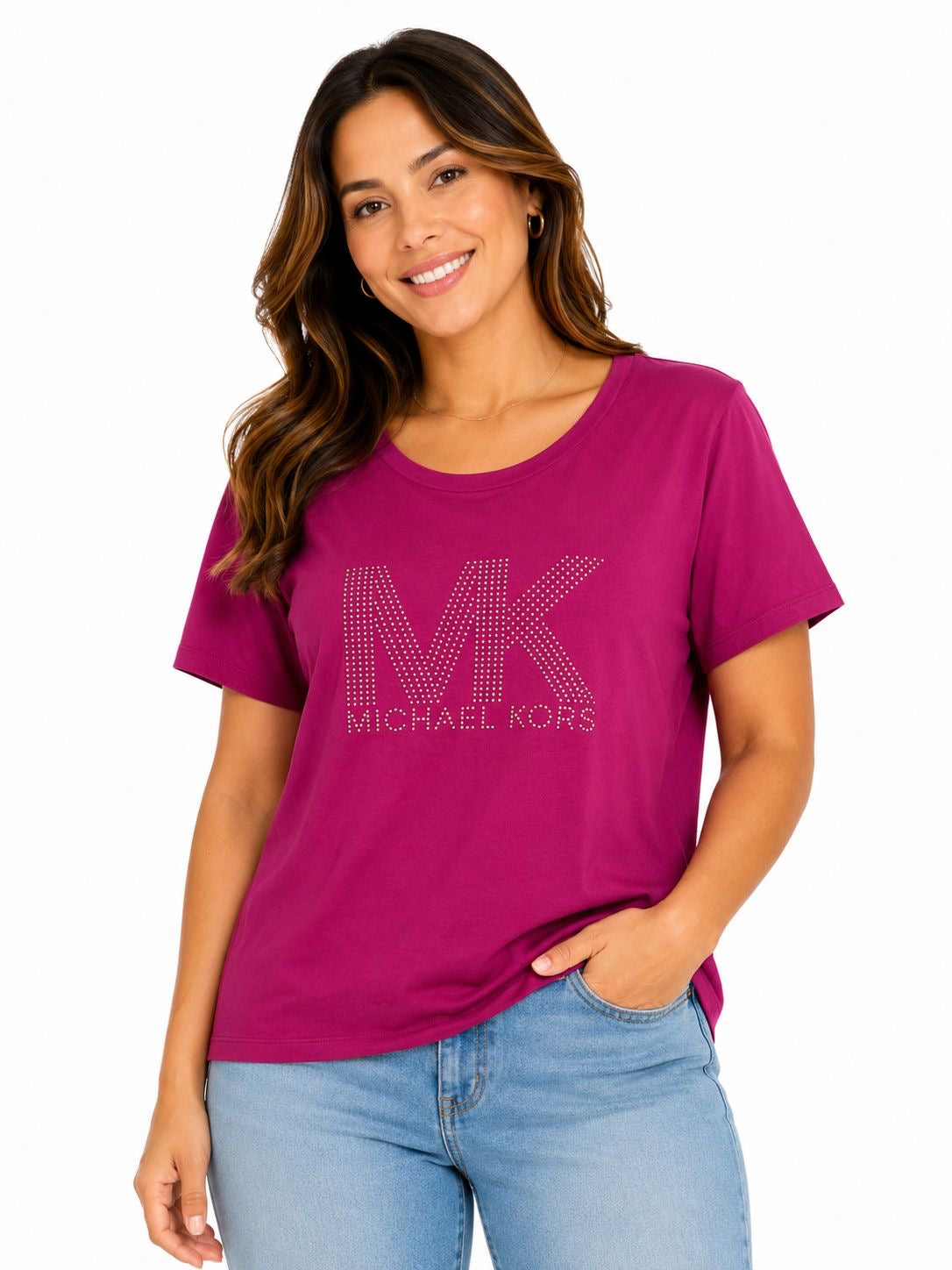 Michael Kors Women's Pink T-shirt
