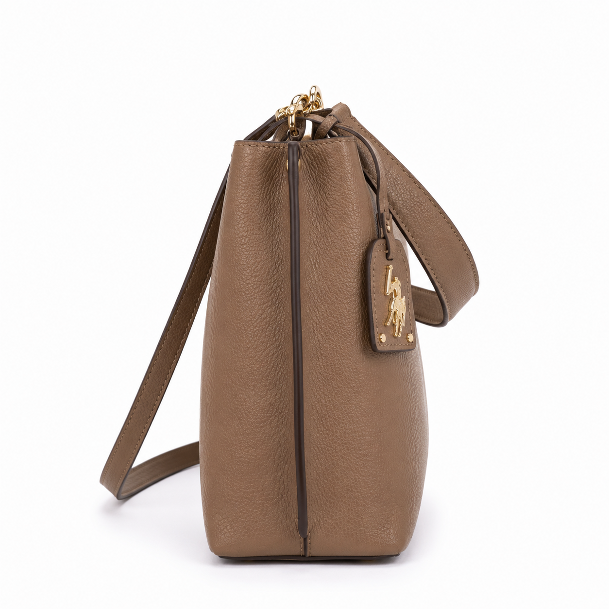 Us Polo Assn Brown bucket bag