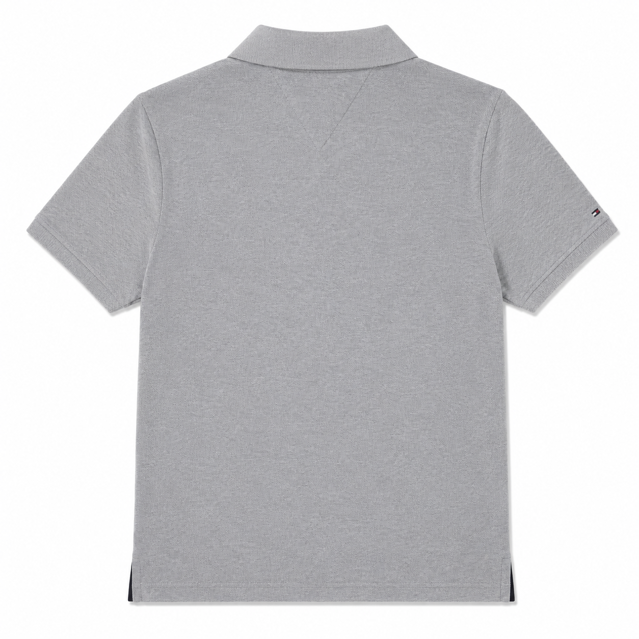 Tommy Hilfiger Men's Grey and White Polo-shirts