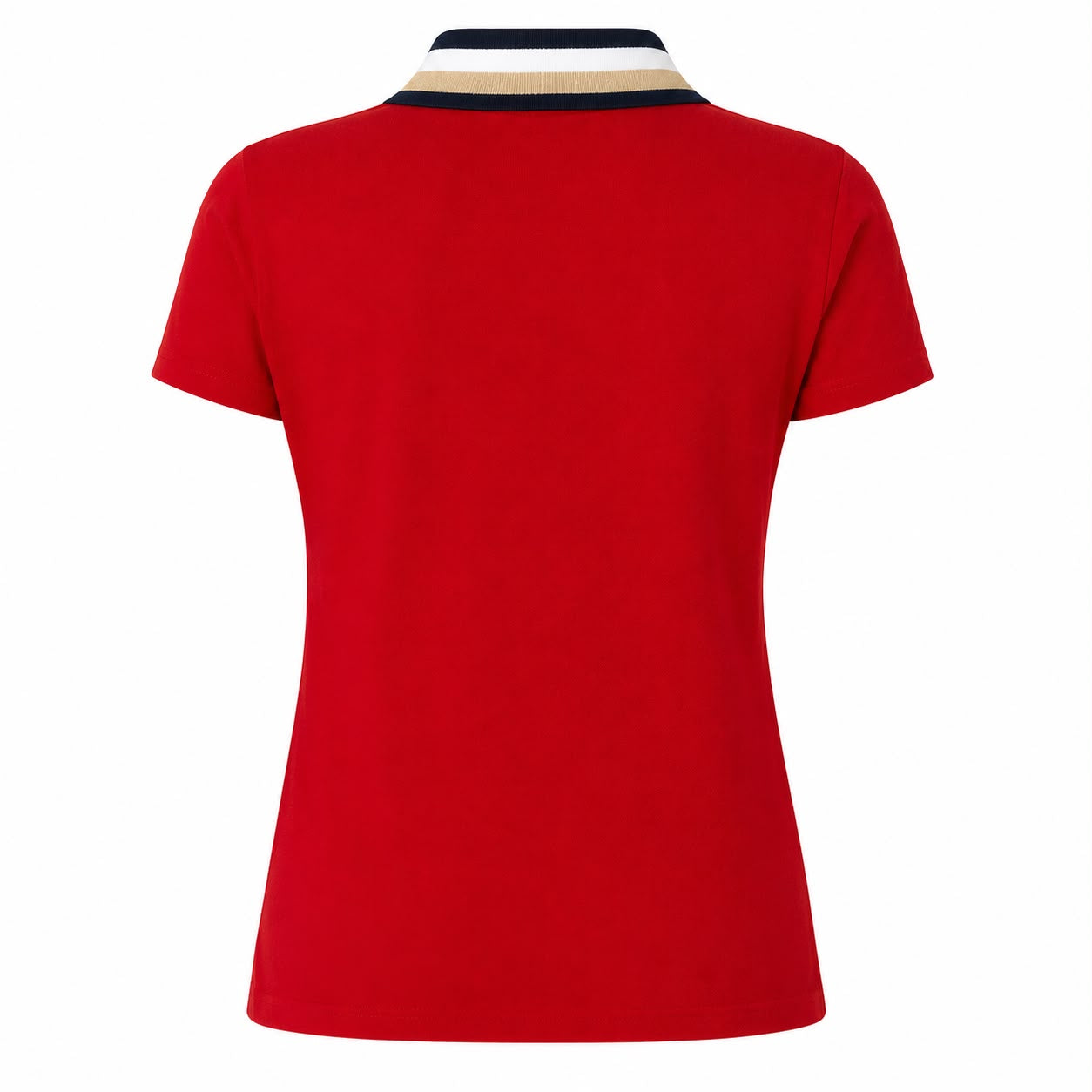 Tommy Hilfiger Tommy Hilfiger Women's Short Sleeve Lurex Tipped Cotton Pique Sportswear Top