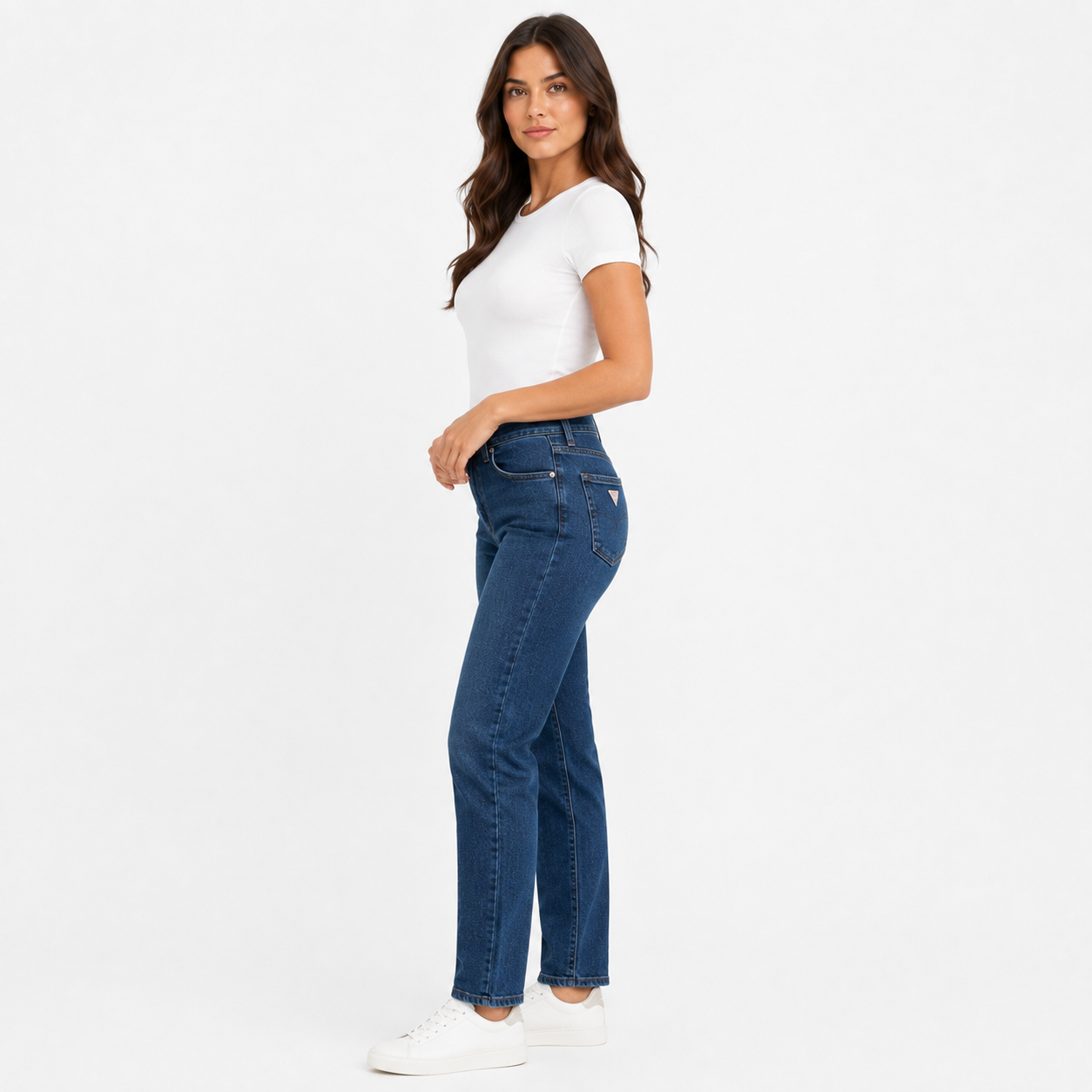 Guess high-rise skinny fit jeans