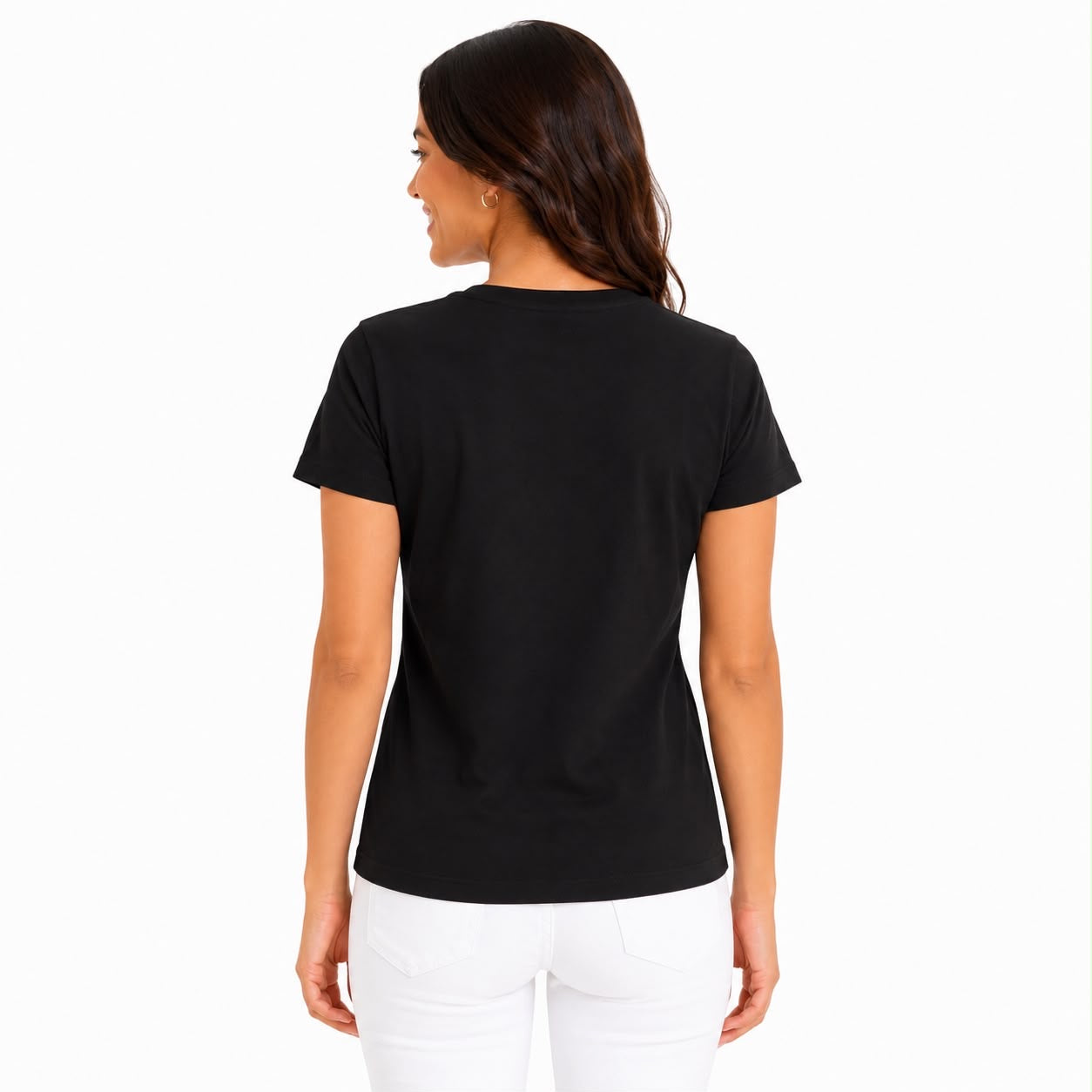Náutica Floral Plate Glitter Graphic T-Shirt