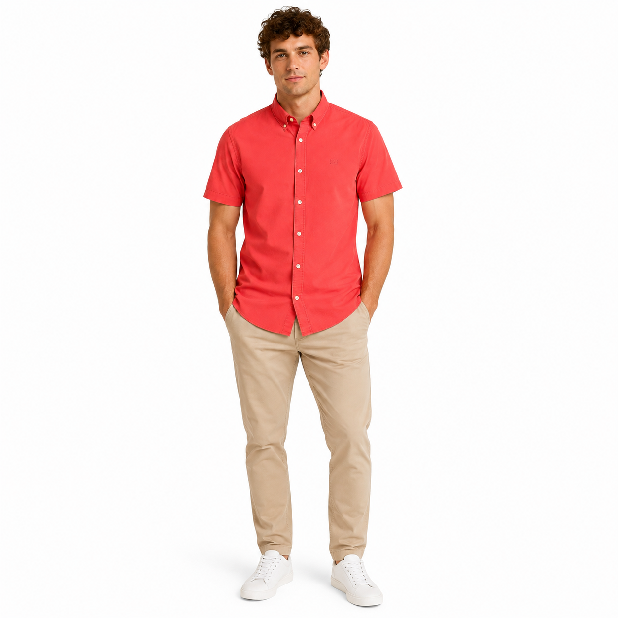 Tommy Hilfiger-Regular Fit Garment-Dyed Oxford Shirt