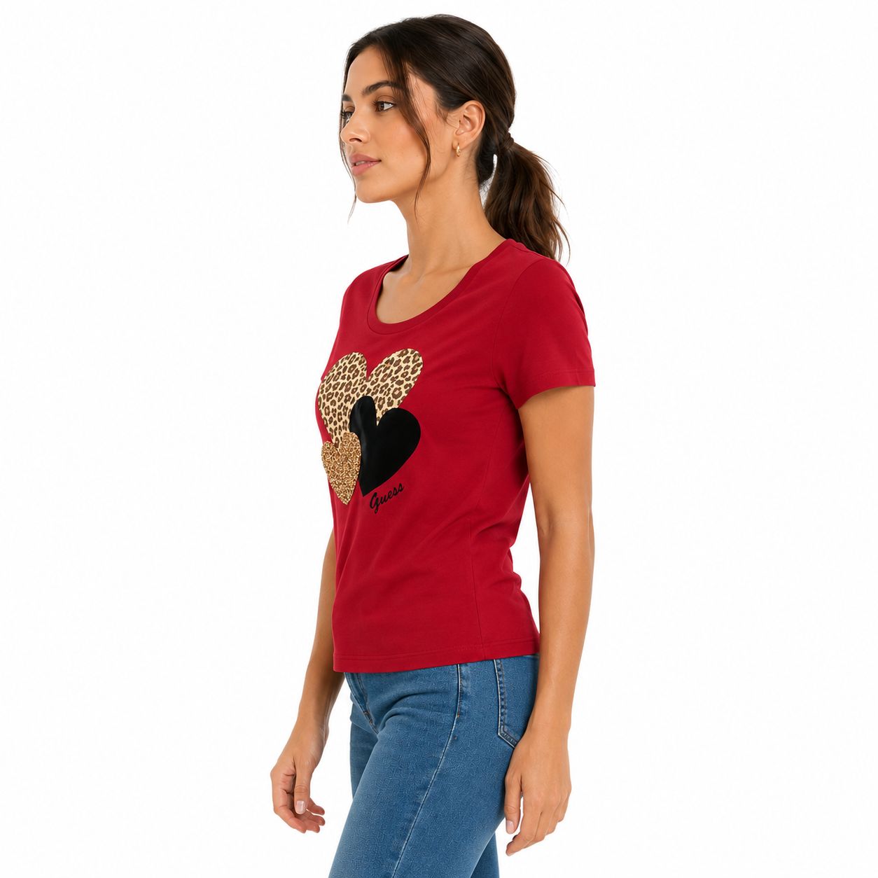 Guess Lennan Heart Tee